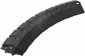 ULTRATECH 1803 Cable Protector Extension, 3/4 in H, 3 in L, 13-1/8 in W, 1