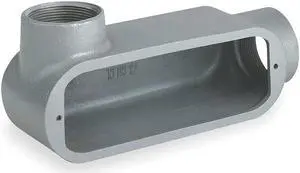 HUBBELL KILLARK OLL-1 Conduit Outlet Body,LL,1/2 In.
