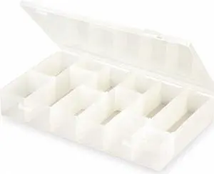 FLAMBEAU T600 6 Adjustable Compartment Box, 10-1/2"L x 6-3/16"W