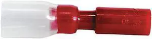 VELVAC 30179 Female Bullet Disconct, Red, 22-18AWG, PK10