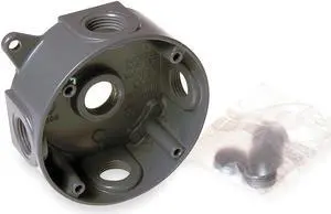 BELL OUTDOOR 5361-0 Weatherproof,5Inlet,16 cu. in