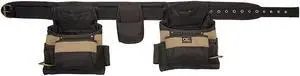 CLC WORK GEAR 1604 Tool Belt, Tool Belt, Black, Polyester, 16 Pockets