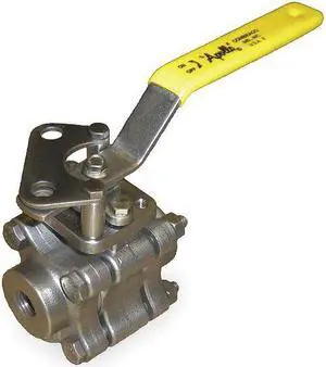 APOLLO VALVES 86B20524 1" Socket Stainless Steel Fire Safe Ball Valve Inline