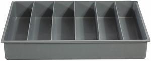 Durham Compartment Drawer Insert Gray Powder Coated  Plastic  124-95-06/VERT-IND