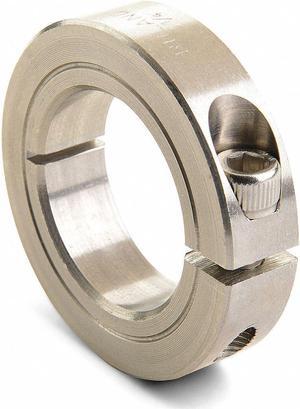 RULAND MANUFACTURING MCL-12-SS Shaft Collar,Clamp,1Pc,12mm,303 SS