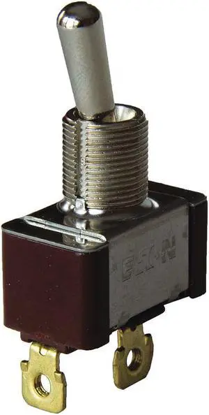 EATON 7500K14 Toggle Switch, SPST, 2 Connections, On/Off, 3/4 hp, 10A at 250V