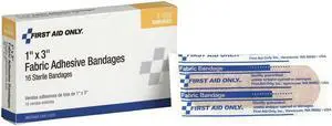 Fabric Adhesive Bandages 1 x 3 16/Box 1008