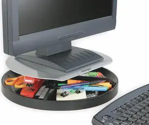 Kensington Monitor Stand, Spin,Plastic,Black HAWA K60049USAF