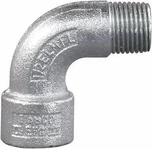 APPLETON ELECTRIC ELMFL90-75 90Deg M and F Elbow,HazLoc,M Iron,3/4In