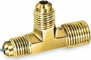 Jb Industries 1/4" Access Valve Branch Tee  Brass A31514