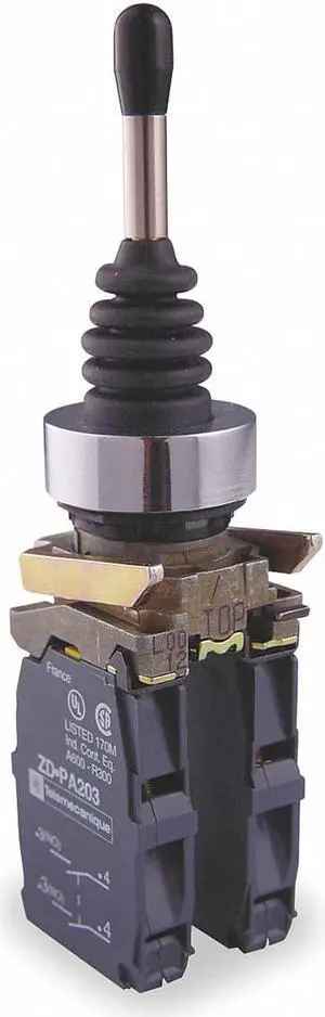 SCHNEIDER ELECTRIC XD4PA12 Joystick Operator,22mm,2 Dir,Maintained