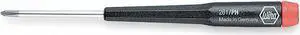 WIHA 26105 Precision Screwdriver,Phillips,No 0x2 in.