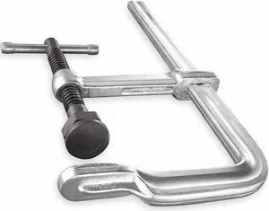 BESSEY 2400S-16 16 in Bar Clamp, Plastic, Steel Handle and 5 1/2 in Throat Depth