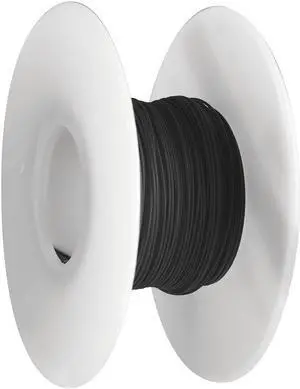 OK INDUSTRIES R24BLK-0100 Spooled Wrapping Wire, 24 AWG, Black, Kynar(R), 100 ft