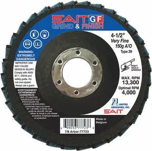 UNITED ABRASIVES-SAIT 77760 Flap Disc,Coarse,40 Grit,Ceramic