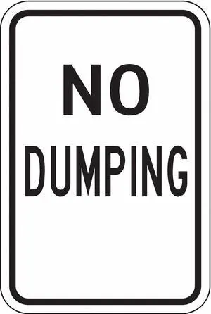 LYLE DL-032-12HA Traffic Sign, 18 in H, 12 in W, Aluminum, Vertical Rectangle,