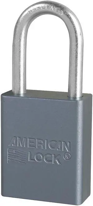 AMERICAN LOCK A31KA Lockout Padlock,KA,Silver