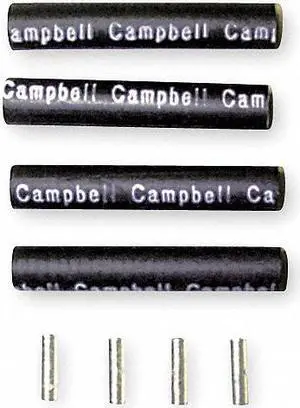 CAMPBELL LSK4 B Heat Shrink Splice Kit, Heavy Wall, 2:1 I.D. Shrink Ratio, Black