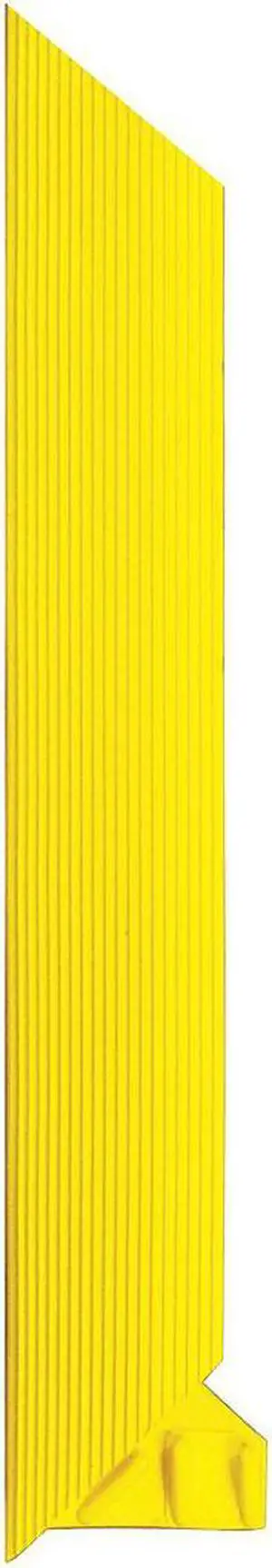 NOTRAX 551F0003YL Ramp Edge, 3/4 in Thickness, Nitrile Rubber, Yellow