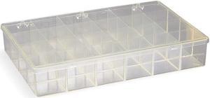 FLAMBEAU 6680KC 24 Compartment Box, 12-3/4"L x 8-1/2"W