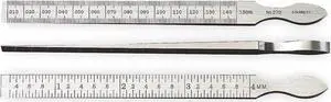 STARRETT 270 Taper Gage,0.010-0.150 In,6 1/4 In L