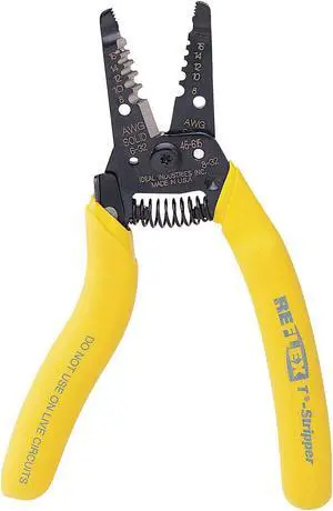 IDEAL 45-615 7 in Wire Stripper Solid: 8 to 16 AWG, Stranded: 10 to 18 AWG