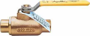 APOLLO VALVES 70LF-205-01 1" Sweat Bronze Ball Valve Inline