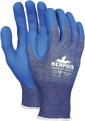 Cut Resistant Glove, L, Blue/Blue, Pr