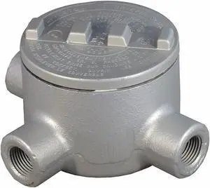 APPLETON ELECTRIC GRT75 Conduit Outlet Body,Iron,T,3/4 In.
