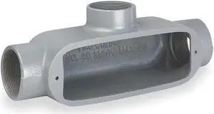 HUBBELL KILLARK OT-2 Conduit Outlet Body,T,3/4 In.