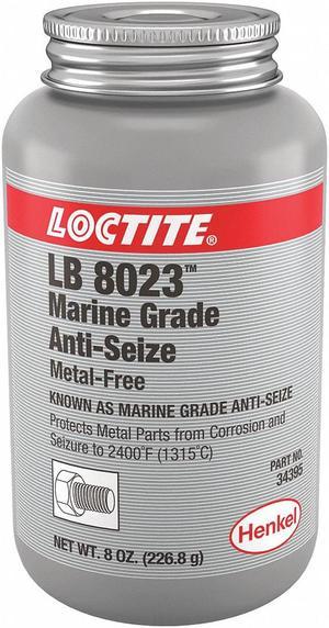 Loctite Metal-Free Marine Grade Anti-Seize, -20°F to 2400°F, 8 oz., Black
