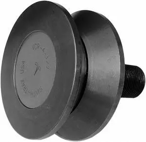 SMITH BEARING VCR-2 Track Roller,Stud,V-Groove,Dia 2 In.