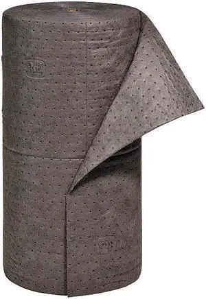PIG MAT230 Absorbent Roll, Absorbs 40.2 gal. Universal, ,Gray PIG MAT230 Absorbent Roll, Absorbs 40.2 gal. Universal, ,Gray
