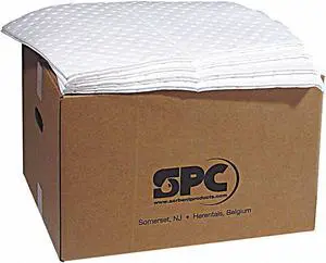 BRADY SXT100 Sorbent Pad, Oil, 19 gal Vol Absorbed per Pkg, 15 in x 19 in,