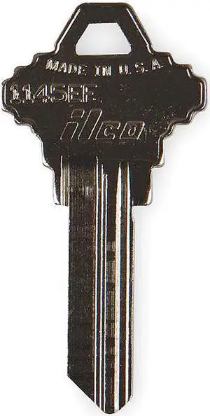 KABA ILCO 1145EF Key Blank,Brass,Schlage Lock,PK10