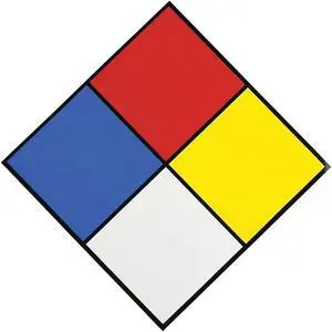 BRADY 58502 NFPA Sign,7-1/2 In. H,7-1/2 In. W,PK10