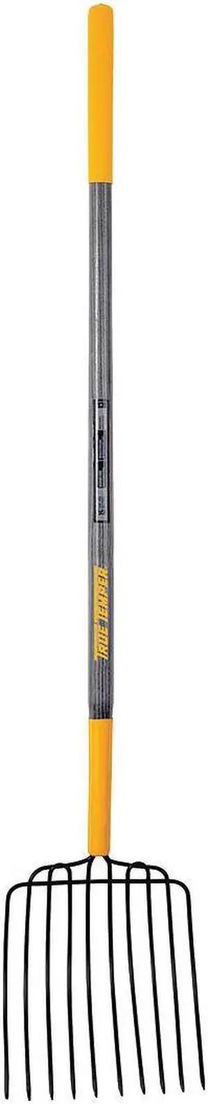 TRUE TEMPER 28124GR Ensilage Fork,10 Tines,Wood Handle