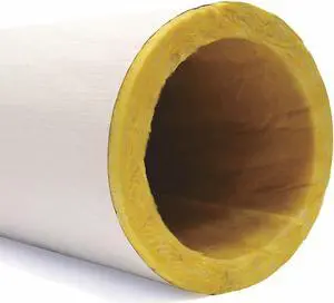 OWENS CORNING 722613 Pipe Insulation, 3 ft. L, Fiberglass, 1 in Wall