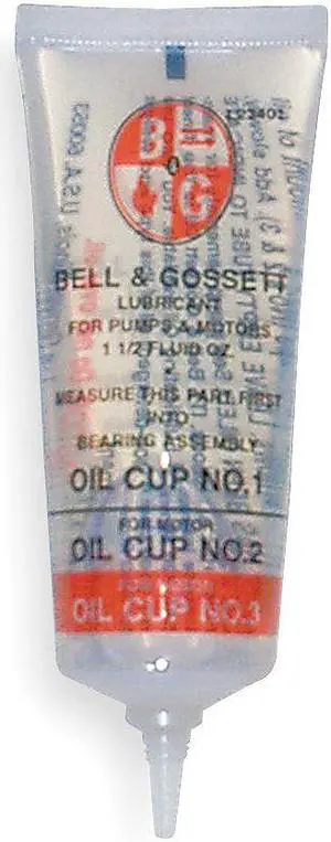 BELL & GOSSETT 118153 Tube,Oil,1 1/2 Oz