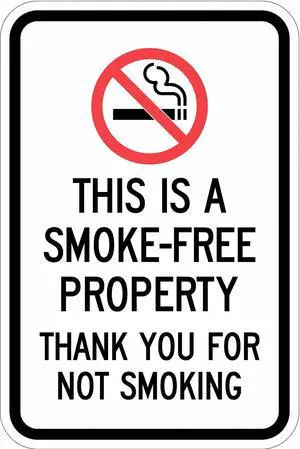 LYLE T1-1079-EG_12x18 Property Sign, 18 in H, 12 in W,  Vertical Rectangle,