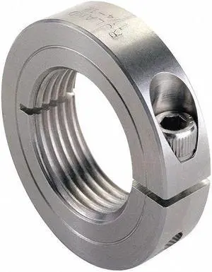 RULAND MANUFACTURING TCL-6-16-SS Shaft Collar,Threaded,1Pc,3/8-16 In,SS