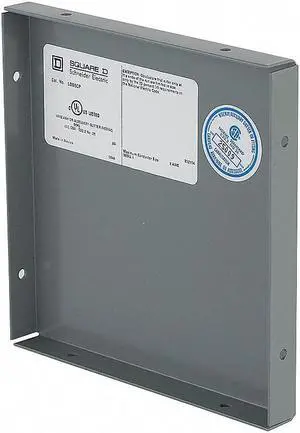 SQUARE D LDB6CP Wireway Closure Plate, 1 Type, NEMA 1 Rating, Steel, ANSI 61