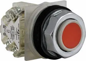 SCHNEIDER ELECTRIC 9001KR3RH13 Extended Push Button Operator, 30 mm, SPDT, Red