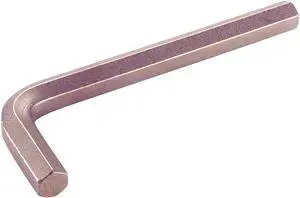 AMPCO WH-3/32 SAE Plain Hex Key, 3/32" Tip Size, 1 7/8 in Long, 3/4 in Short