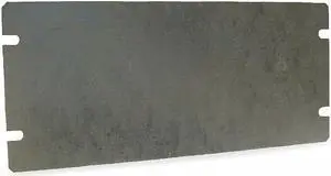RACO 846 Box Cover, Square Box Type, 4 Gang, Galvanized Steel, Blank Cover Type