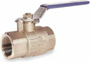 MILWAUKEE VALVE BA-475BMS 1/4 1/4" FNPT Brass Ball Valve Inline