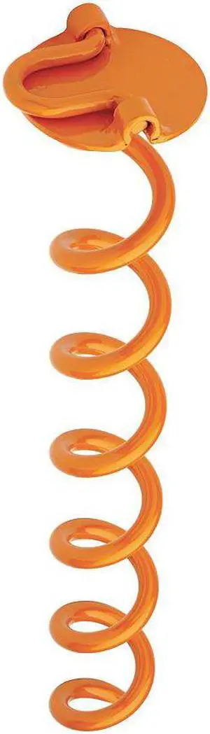 VORTEX ANCFR16-ORG-A Spiral Folding Ring Anchor,16 In.