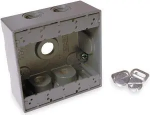 BELL OUTDOOR 5337-0 Weatherproof Electrical Box, 31 cu in, FSS Box Type, 2