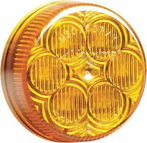 MAXXIMA M34260Y Clearance Marker Light,Amber,2" Dia.