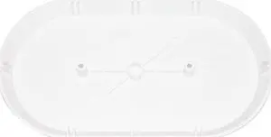W F HARRIS LIGHTING 2-BW Surface Mnt Wiring Box,White,9 InL